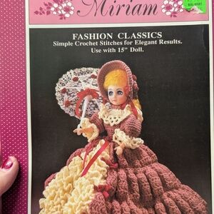 Fashion Classics Crochet Doll Outfit - Brown and Cream